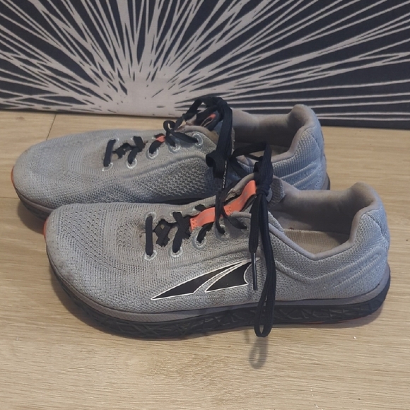 Altra Gray and Orange Athletic Shoes - Picture 2 of 6